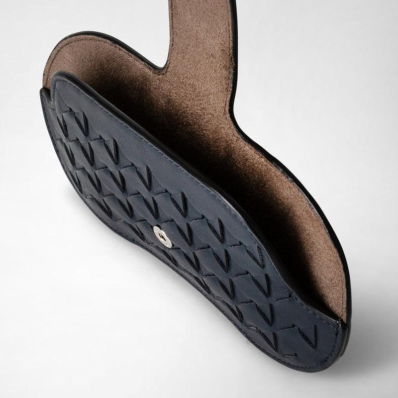 Serapian Glasses holder in mosaico navy blue In Vendita