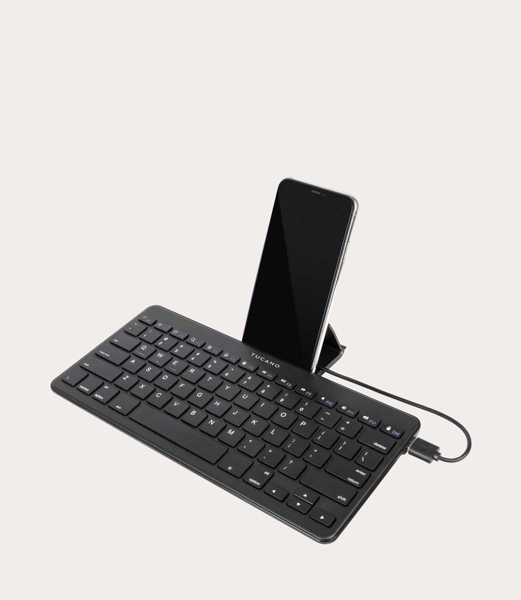 Tucano Tastiera per tablet con stand e cavo Type-C e Micro-USB Vendita Economica