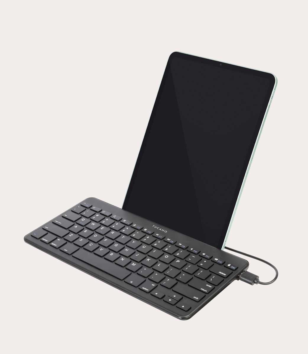 Tucano Tastiera per tablet con stand e cavo Type-C e Micro-USB Vendita Economica