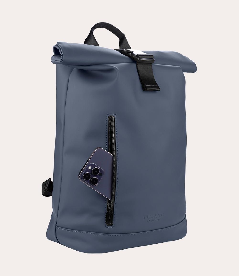 Tucano Zaino con chiusura arrotolabile per laptop 15.6" e MacBook Pro 16" Italia