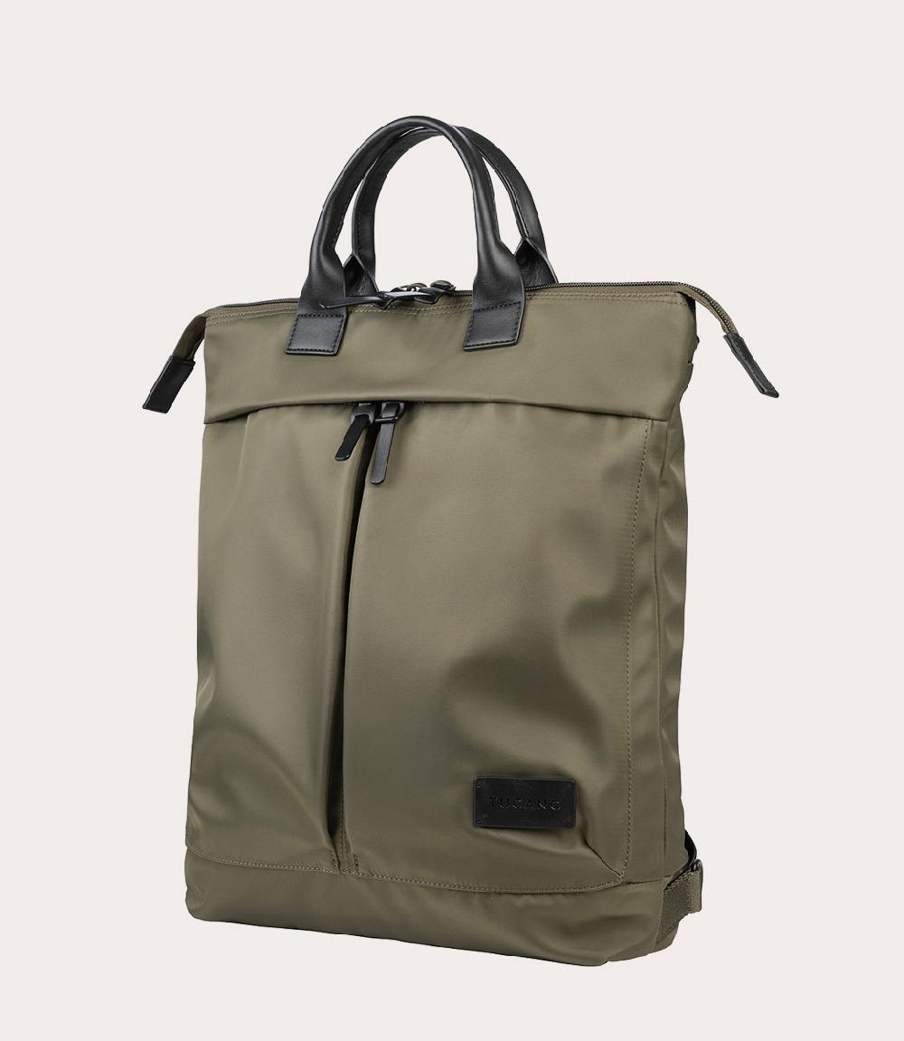 Tucano Shopper zainabile con dettagli in pelle Convenienza
