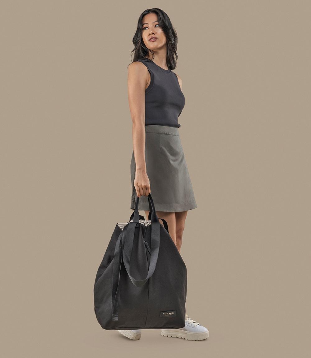 Tucano Borsa shopper verticale in canvas Promozione Limitata