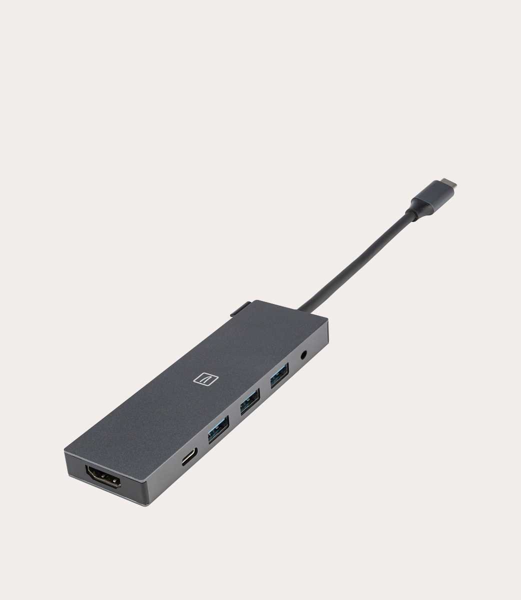 Tucano Hub type-C 6-in-1 con 1 HDMI + 3 USB 3.0 + 1 USB-PD + Audio 3.5 mm In Vendita