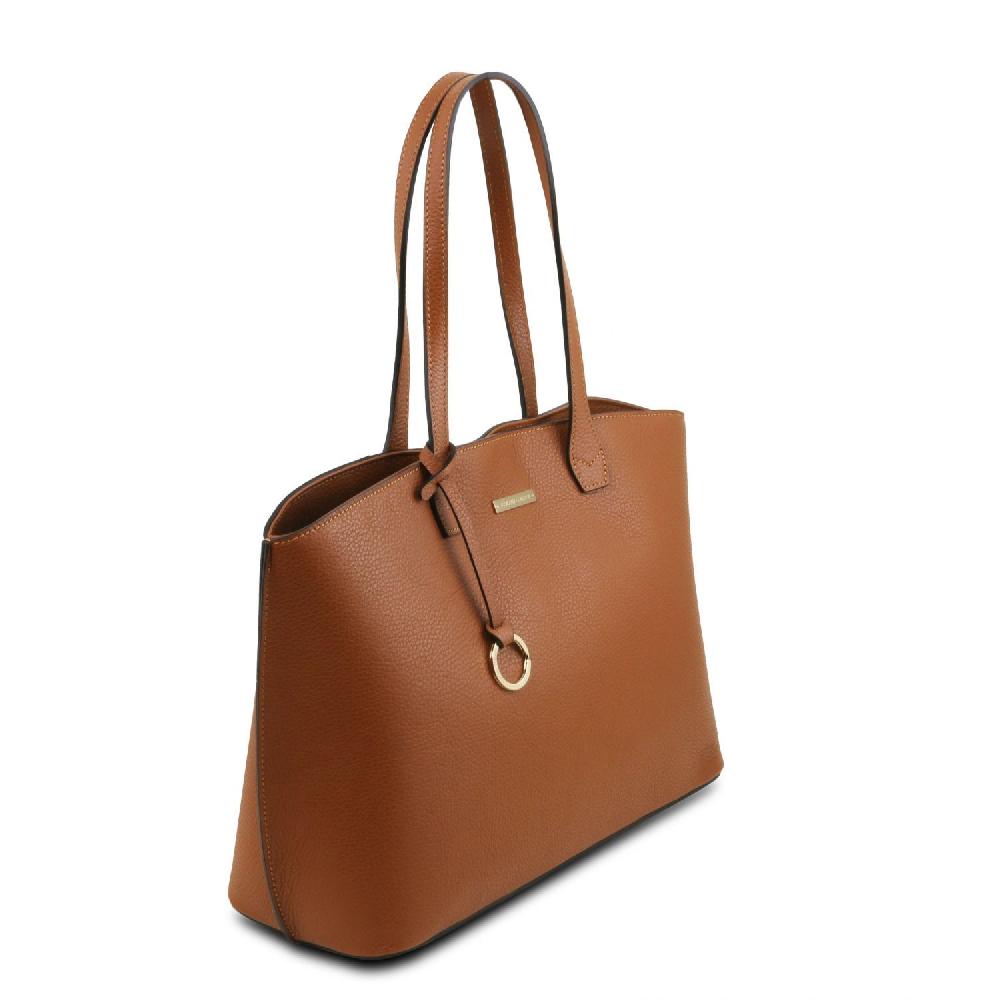 Tuscany Leather Leather Shopping bag Shopping Online
