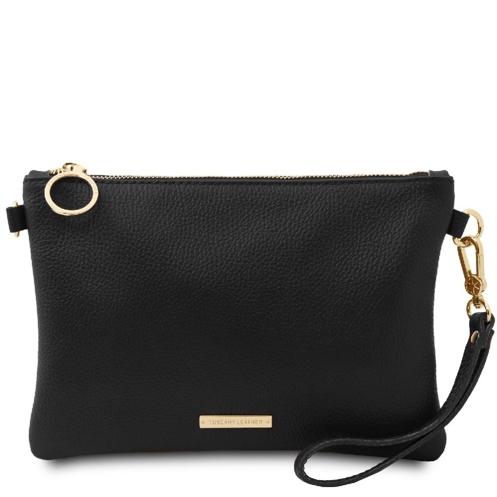 Tuscany Leather Soft Leather Clutch Italia