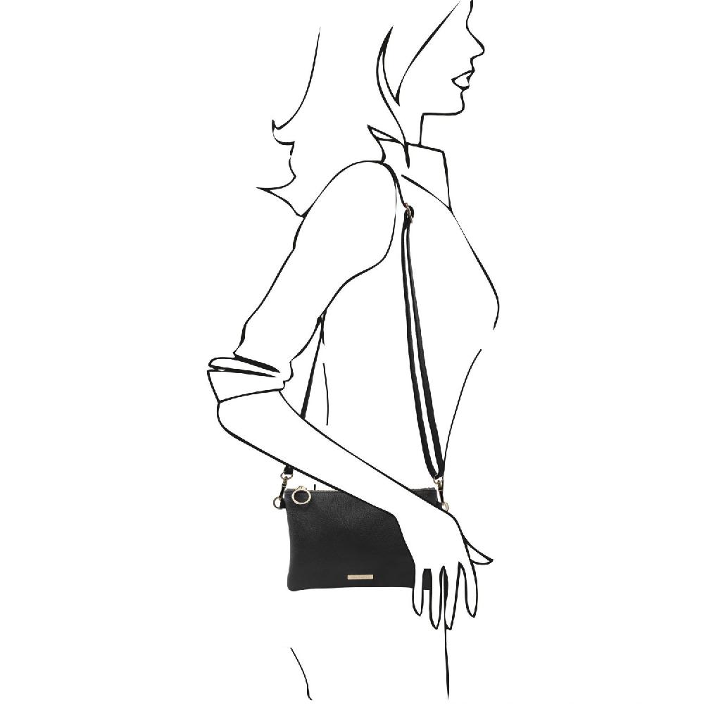 Tuscany Leather Soft Leather Clutch Italia