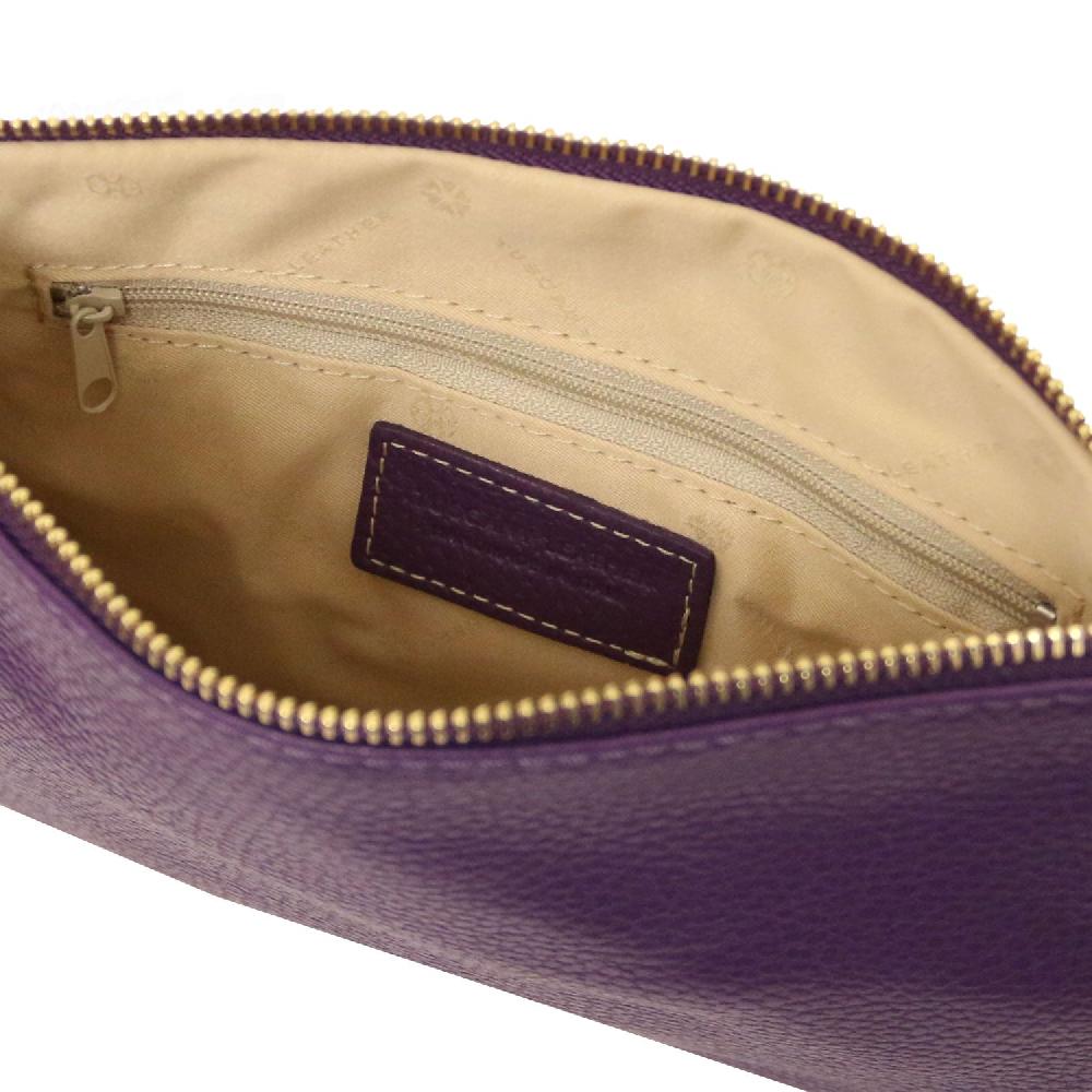 Tuscany Leather Soft Leather Clutch Vendita
