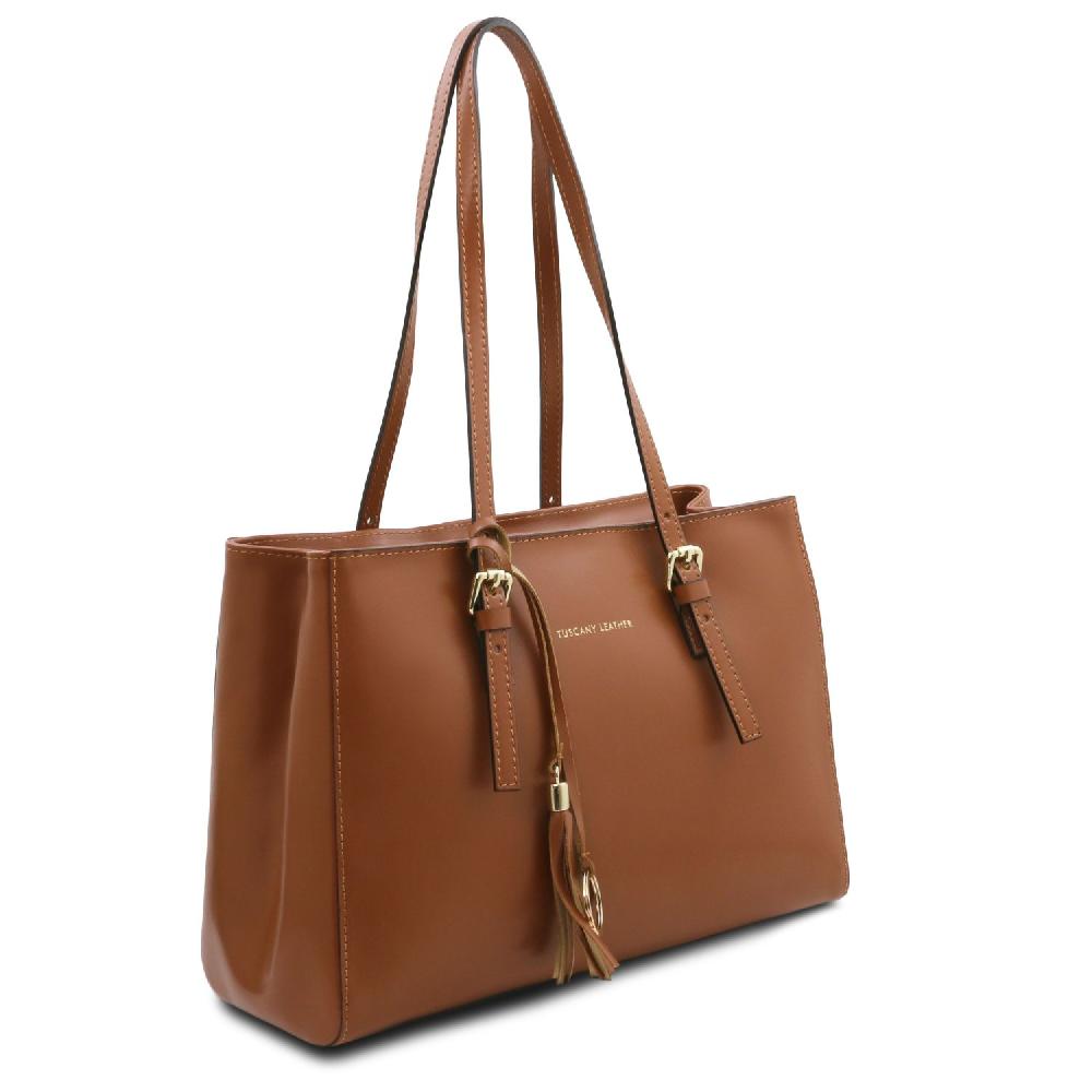 Tuscany Leather Schultertasche aus Leder Sconto
