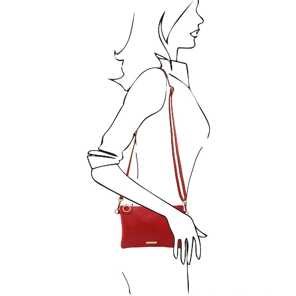 Tuscany Leather Soft Leather Clutch Convenienza