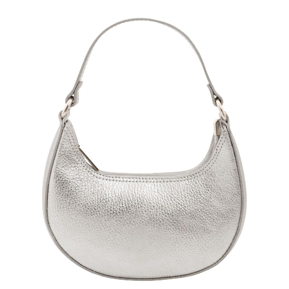 Tuscany Leather Metallic Leather Handbag With Chain Strap Online