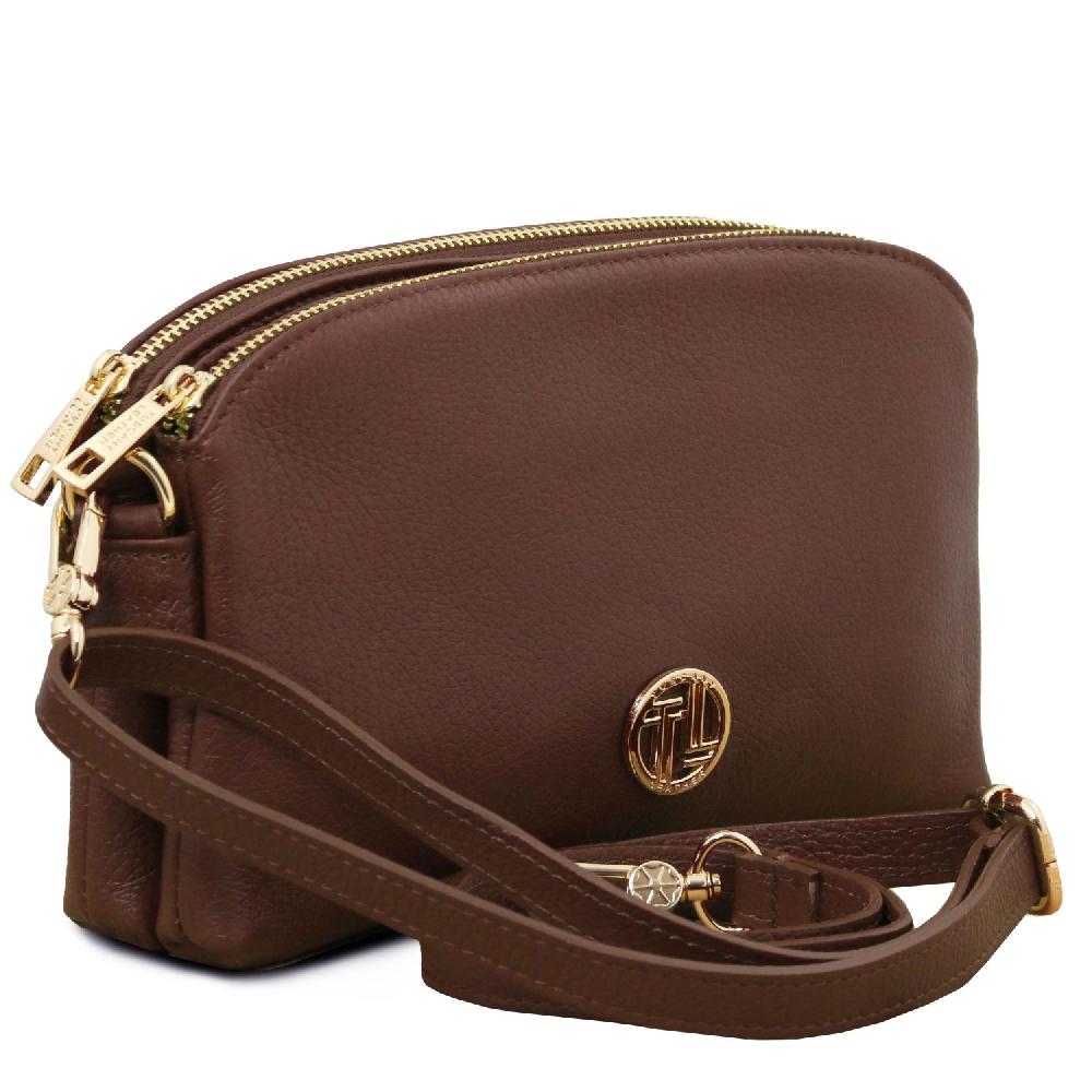 Tuscany Leather Bolso en Piel Suave con Bandolera Shopping Online