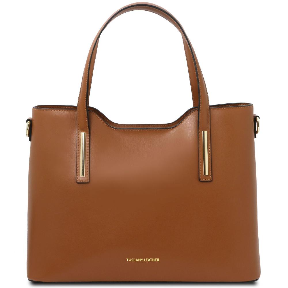 Tuscany Leather Bolso Shopping en Piel Novità