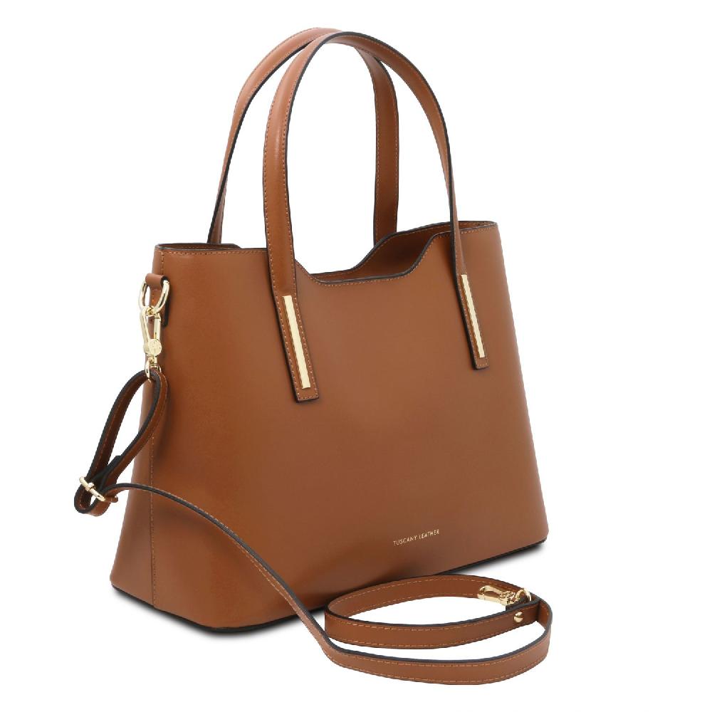 Tuscany Leather Bolso Shopping en Piel Novità