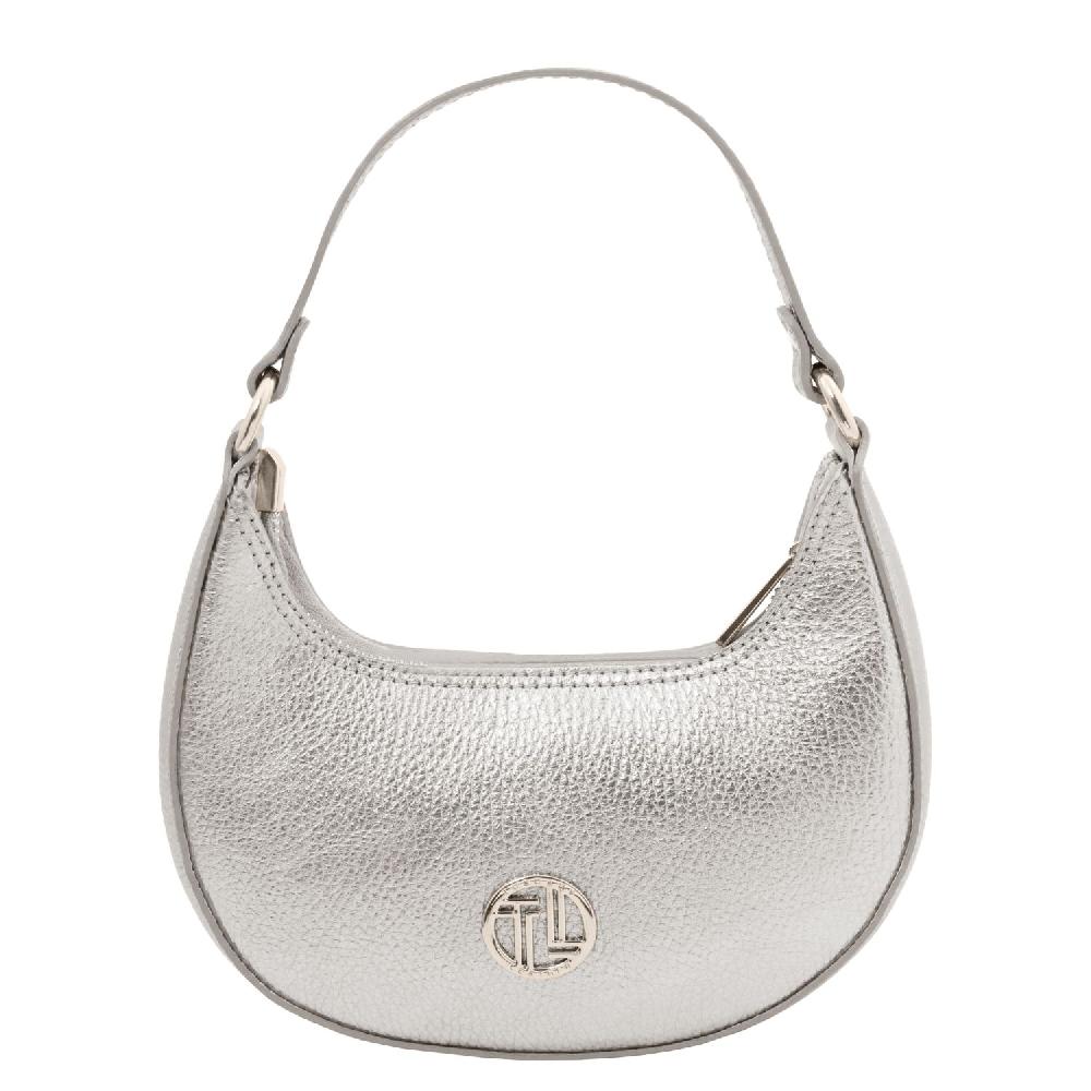 Tuscany Leather Bolso a Mano en Piel Metallic et Bandolera de Cadena Saldi Di Fabbrica
