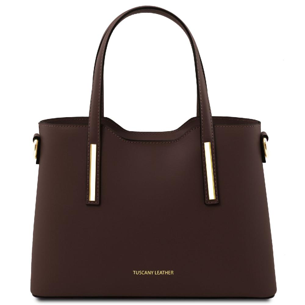 Tuscany Leather Borsa a Mano in Pelle - Misura Piccola Sconto