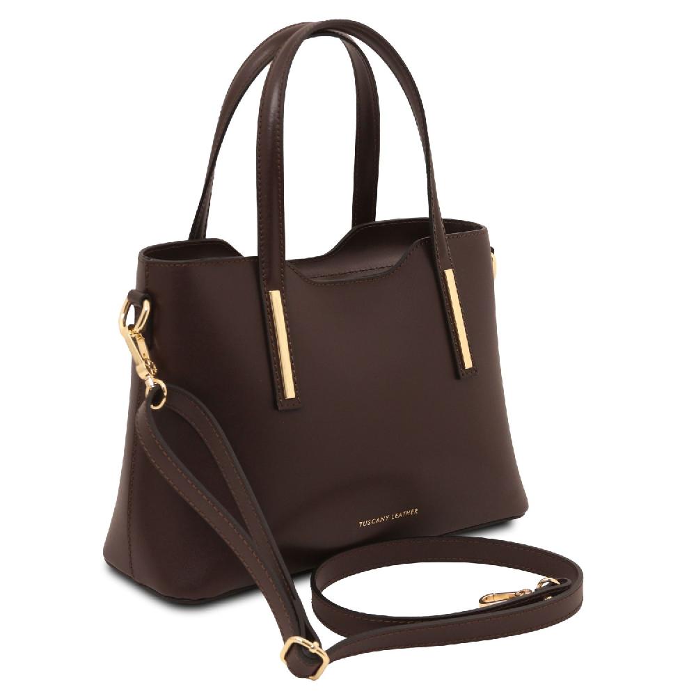 Tuscany Leather Borsa a Mano in Pelle - Misura Piccola Sconto