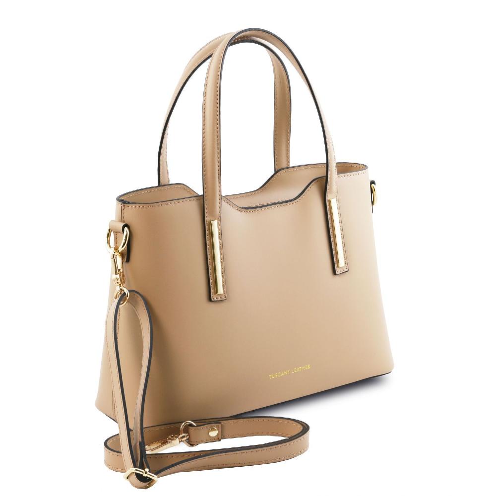 Tuscany Leather Borsa a Mano in Pelle - Misura Piccola Economico