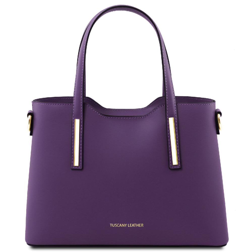 Tuscany Leather Borsa a Mano in Pelle - Misura Piccola Outlet