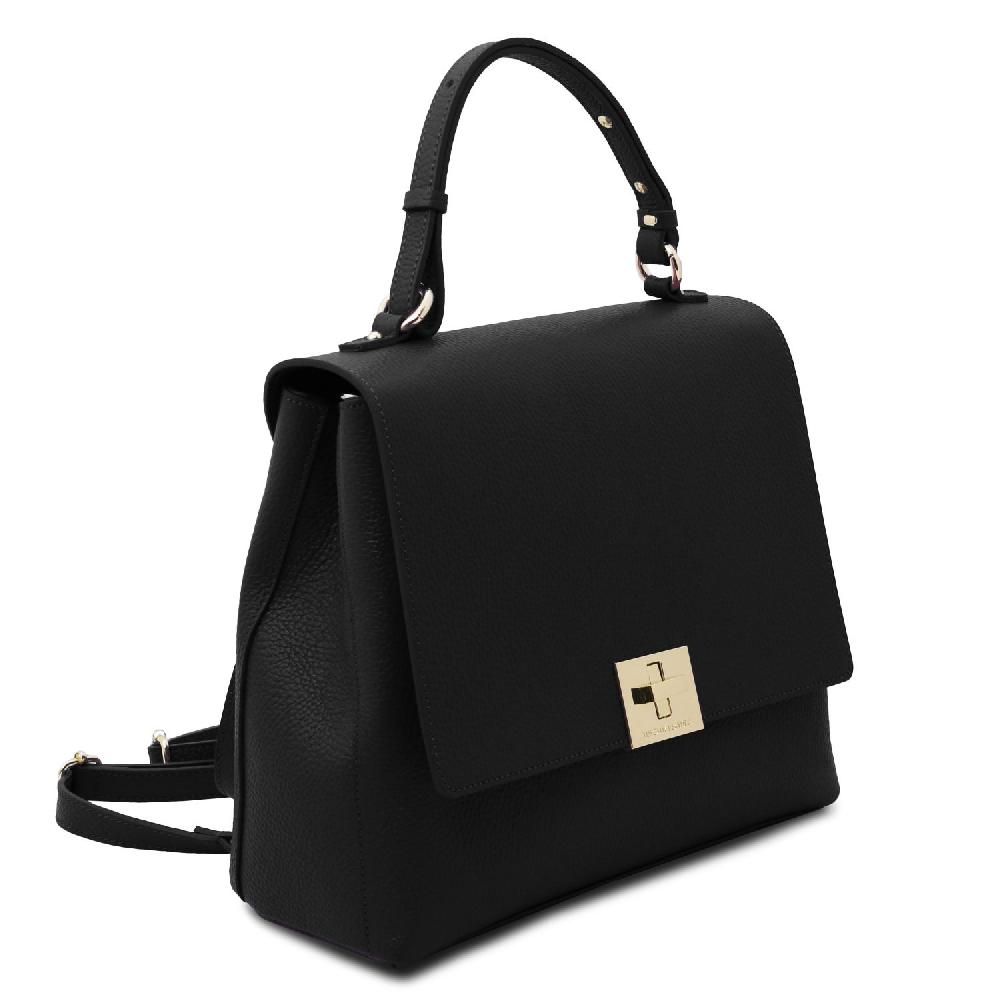 Tuscany Leather Borsa a Mano in Pelle Convertibile a Zaino Vendita Economica