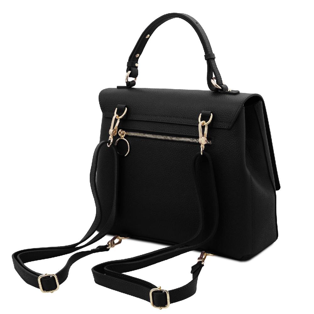 Tuscany Leather Borsa a Mano in Pelle Convertibile a Zaino Vendita Economica