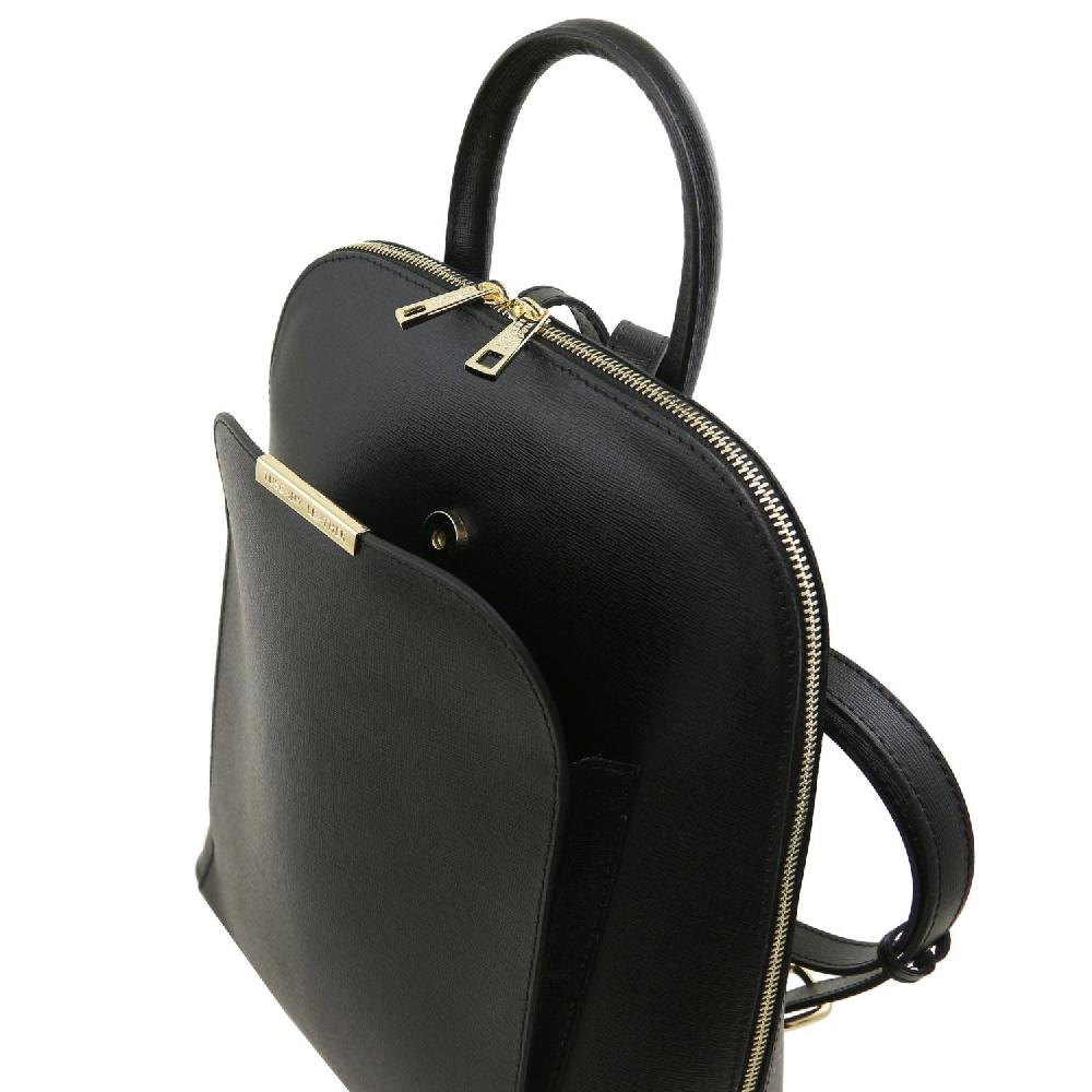 Tuscany Leather Zaino da Donna in Pelle Saffiano In Saldo