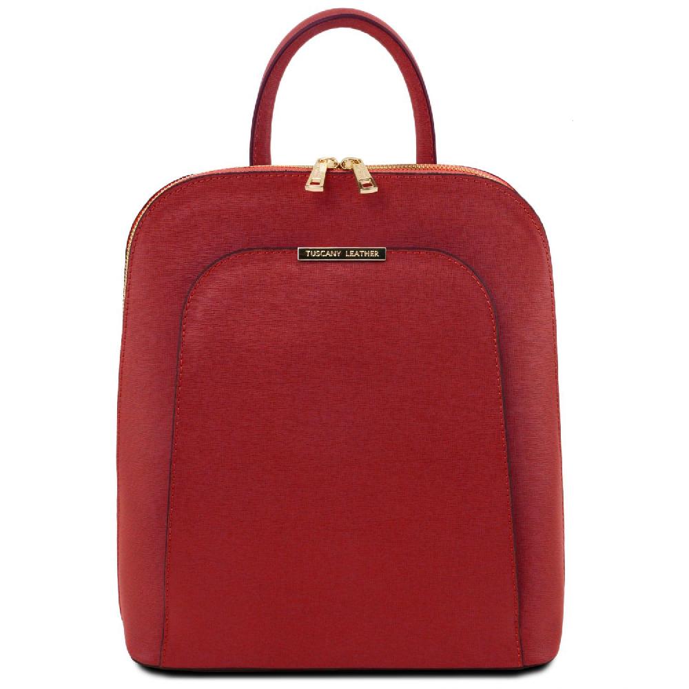 Tuscany Leather Zaino da Donna in Pelle Saffiano 2025