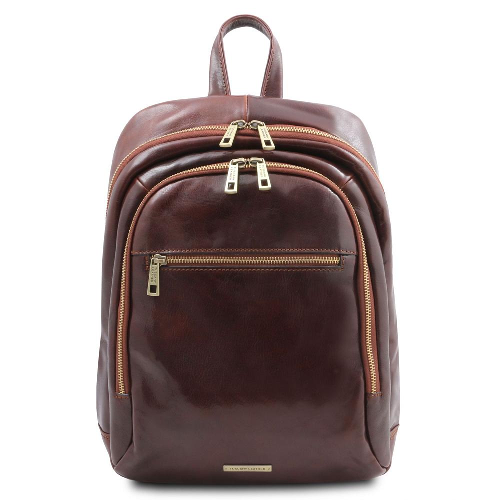 Tuscany Leather Zaino in Pelle 2 Scomparti Spedizione Gratuita