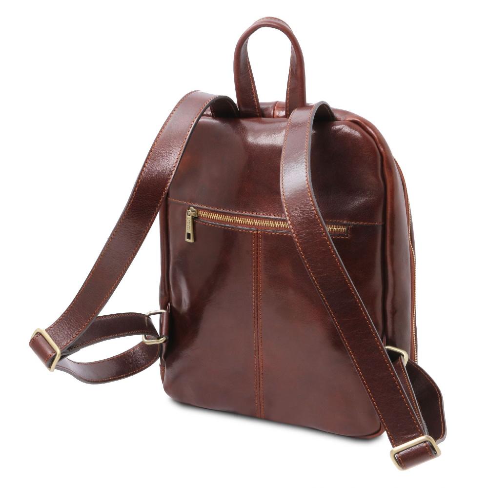 Tuscany Leather Zaino in Pelle 2 Scomparti Spedizione Gratuita