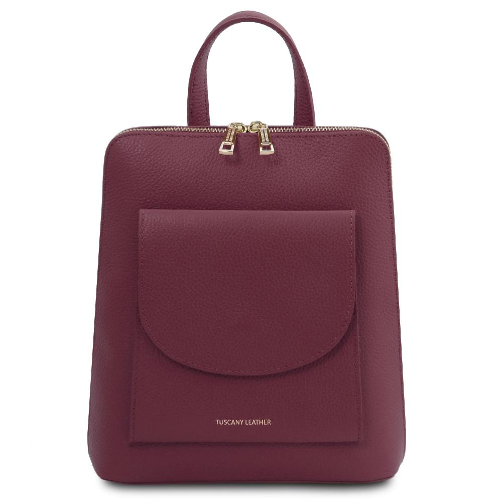 Tuscany Leather Zaino Piccolo da Donna in Pelle Spedizione Gratuita