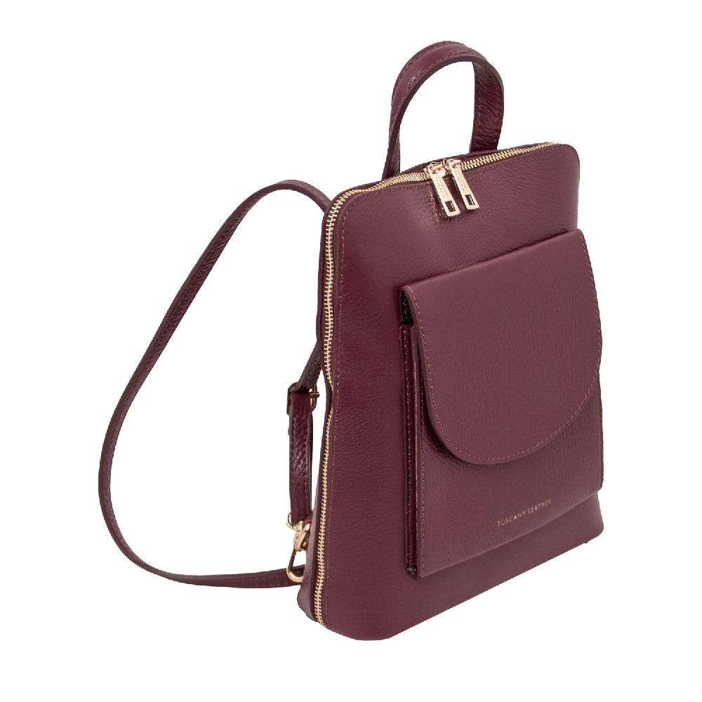 Tuscany Leather Zaino Piccolo da Donna in Pelle Spedizione Gratuita