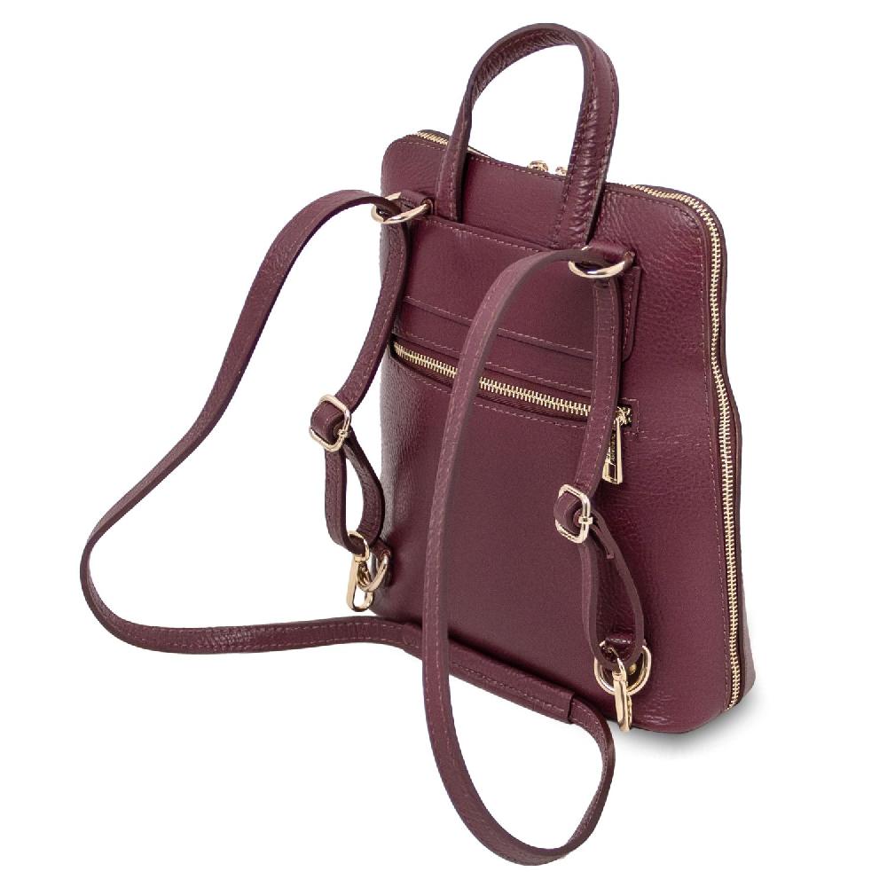 Tuscany Leather Zaino Piccolo da Donna in Pelle Spedizione Gratuita