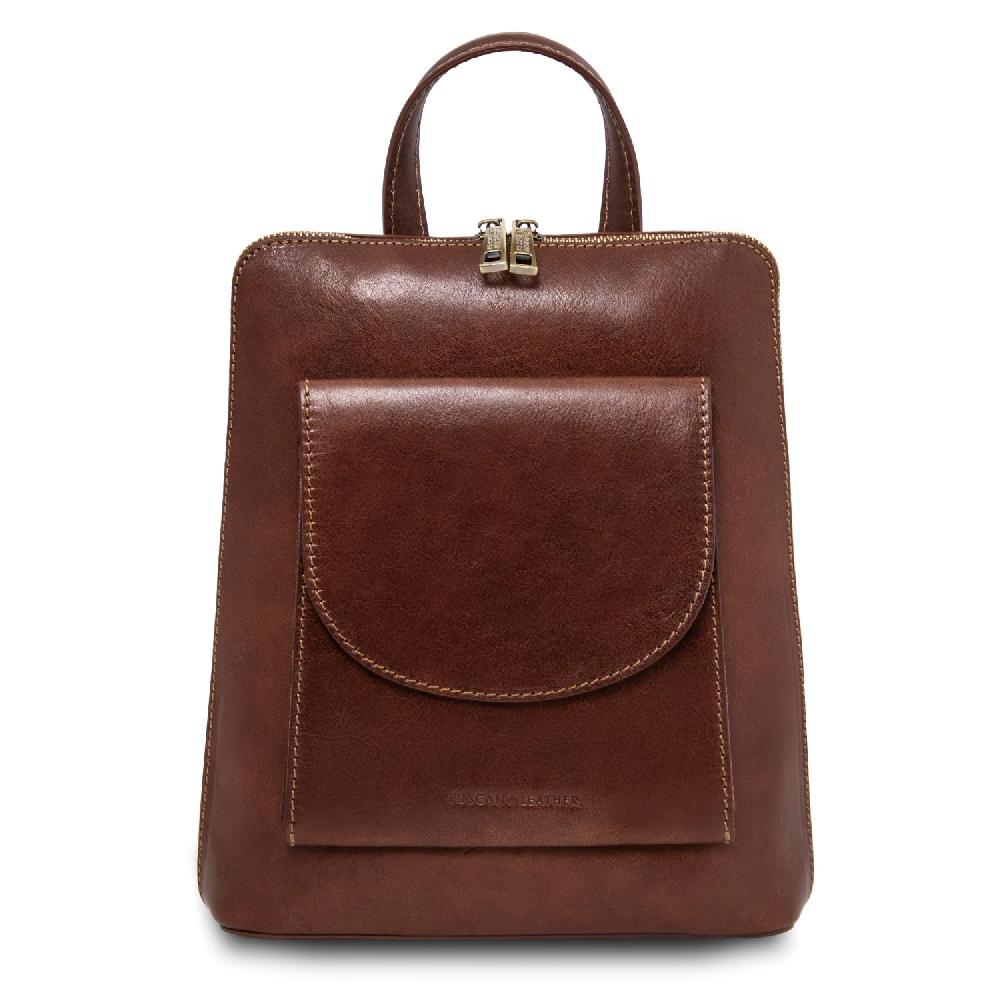 Tuscany Leather Zaino Piccolo da Donna in Pelle Affare Del Giorno