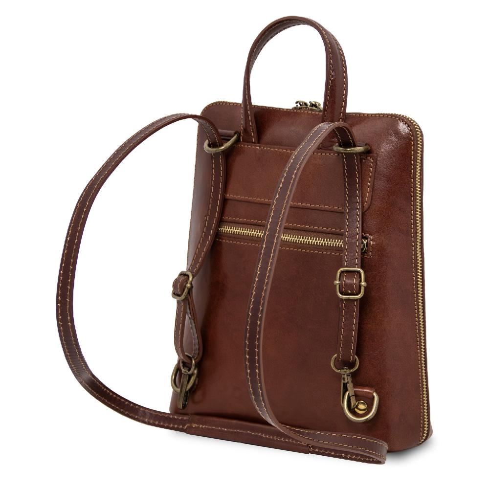 Tuscany Leather Zaino Piccolo da Donna in Pelle Affare Del Giorno