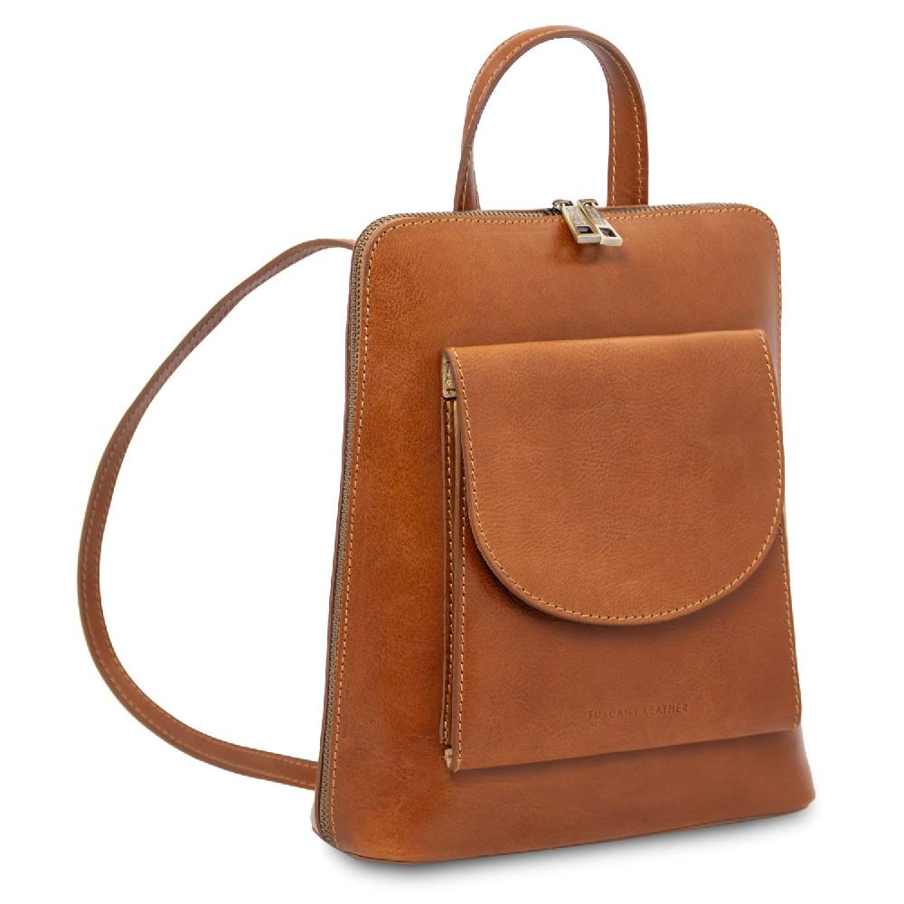 Tuscany Leather Zaino Piccolo da Donna in Pelle Prezzo Ridotto