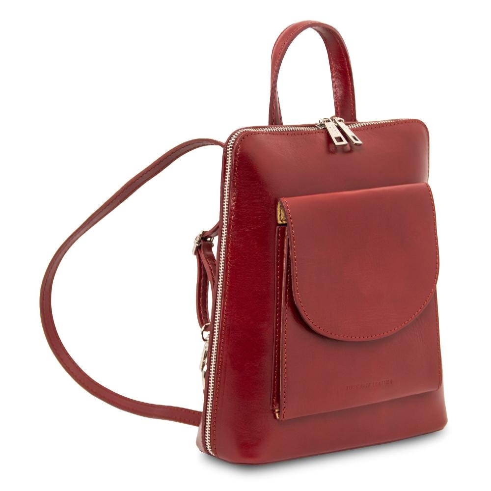 Tuscany Leather Zaino Piccolo da Donna in Pelle Convenienza