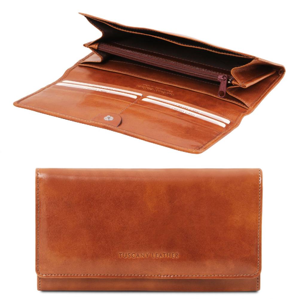 Tuscany Leather Esclusivo Portafoglio da Donna in Pelle Soddisfazione Garantita
