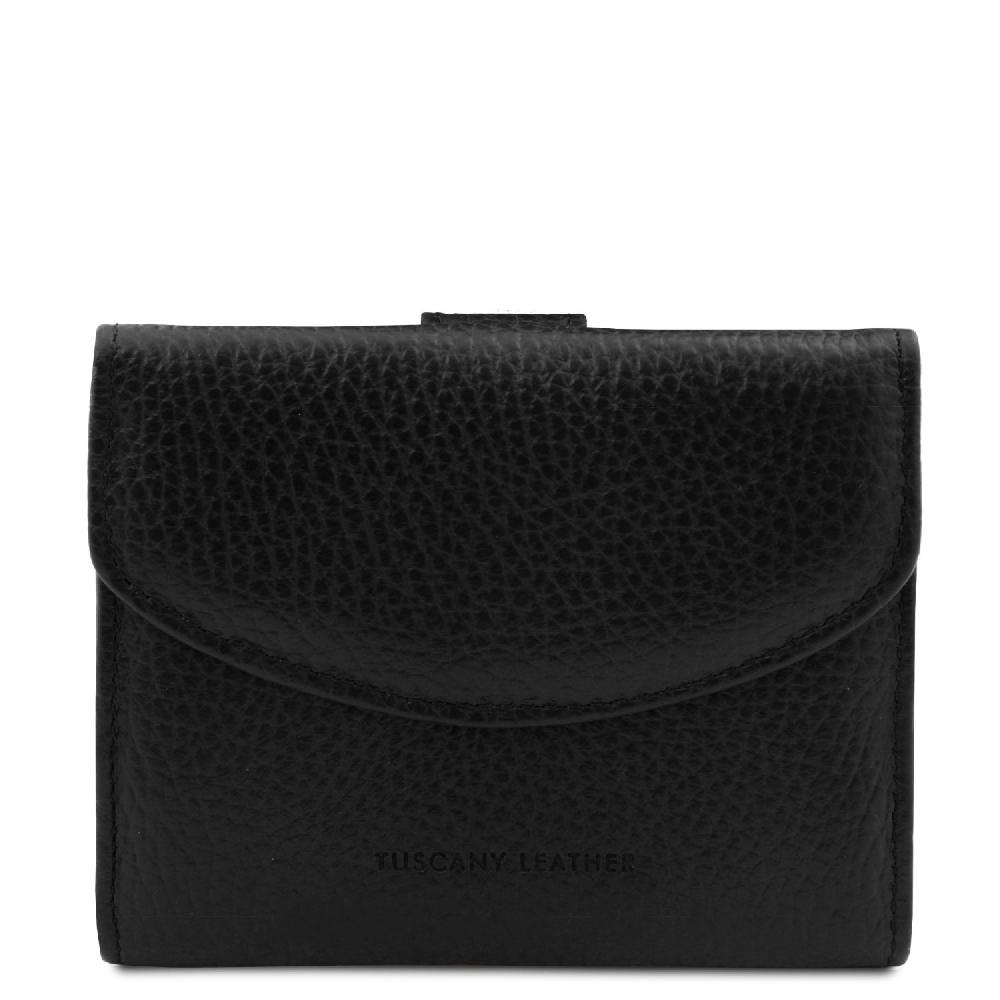 Tuscany Leather Esclusivo Portafoglio da Donna 3 Ante con Portaspiccioli in Pelle Negozi Online
