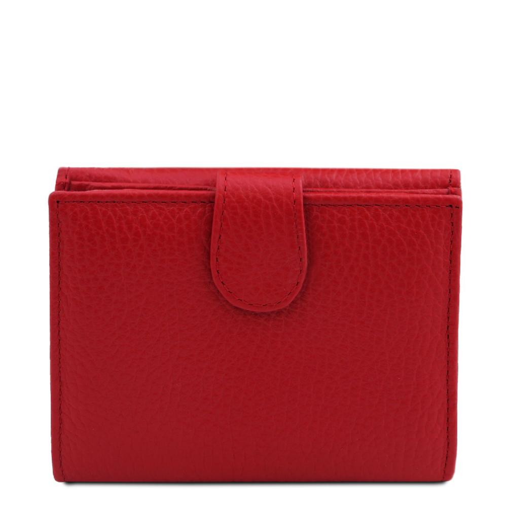 Tuscany Leather Esclusivo Portafoglio da Donna 3 Ante con Portaspiccioli in Pelle Promozione Limitata