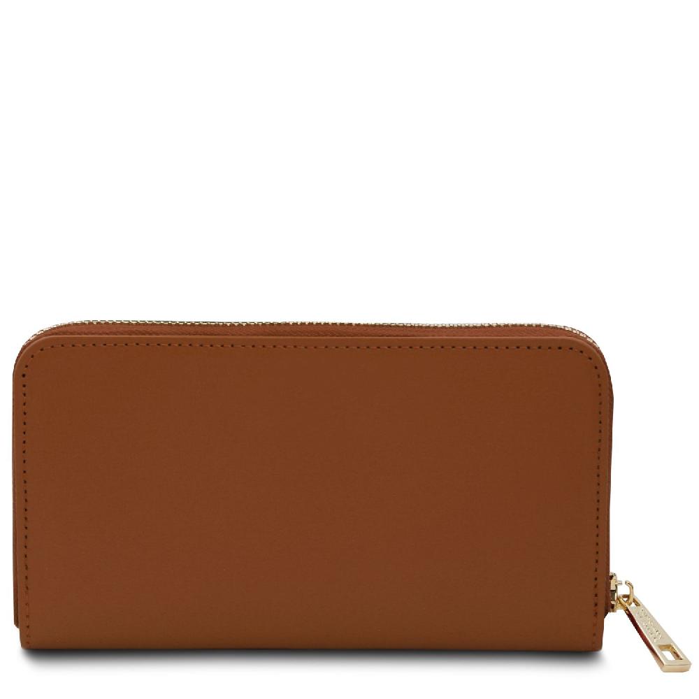 Tuscany Leather Esclusivo Portafogli in Pelle zip Around Affare Del Giorno