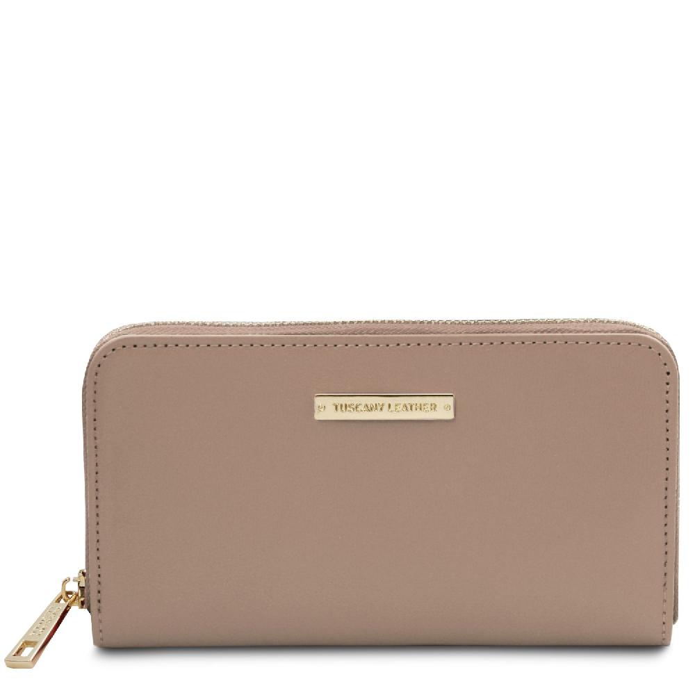 Tuscany Leather Esclusivo Portafogli in Pelle zip Around Sottocosto