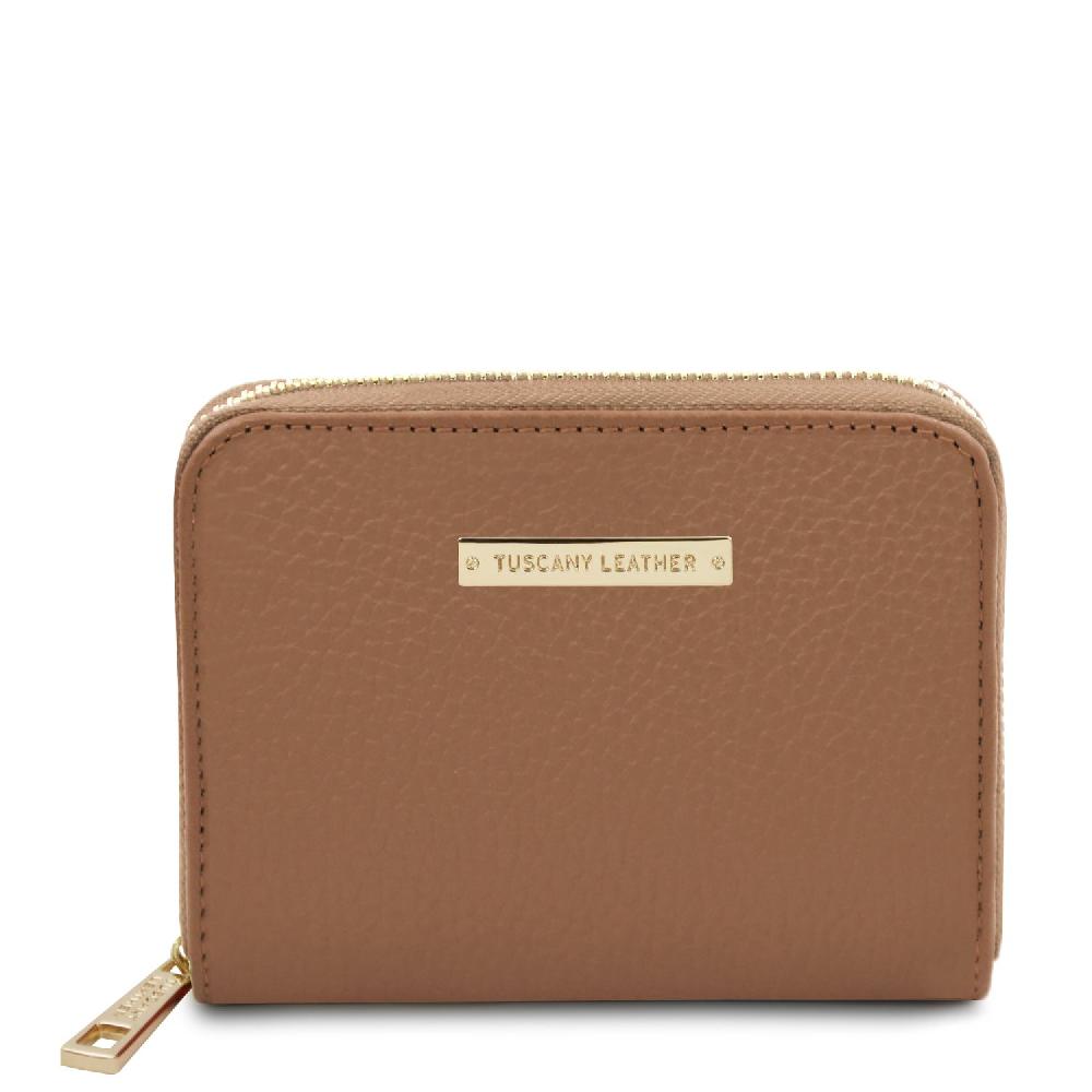 Tuscany Leather Esclusivo Portafogli in Pelle zip Around Sconto