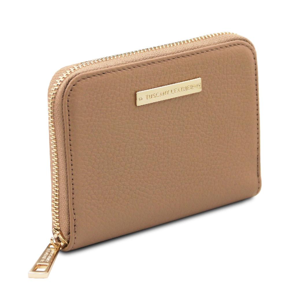 Tuscany Leather Esclusivo Portafogli in Pelle zip Around Latest fashion