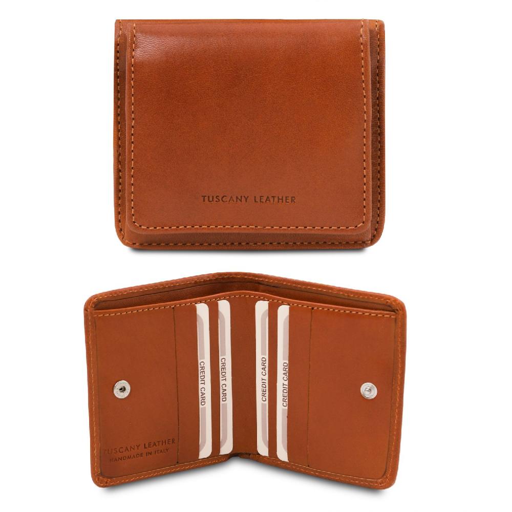 Tuscany Leather Esclusivo Portafogli in Pelle con Portamonete In Vendita