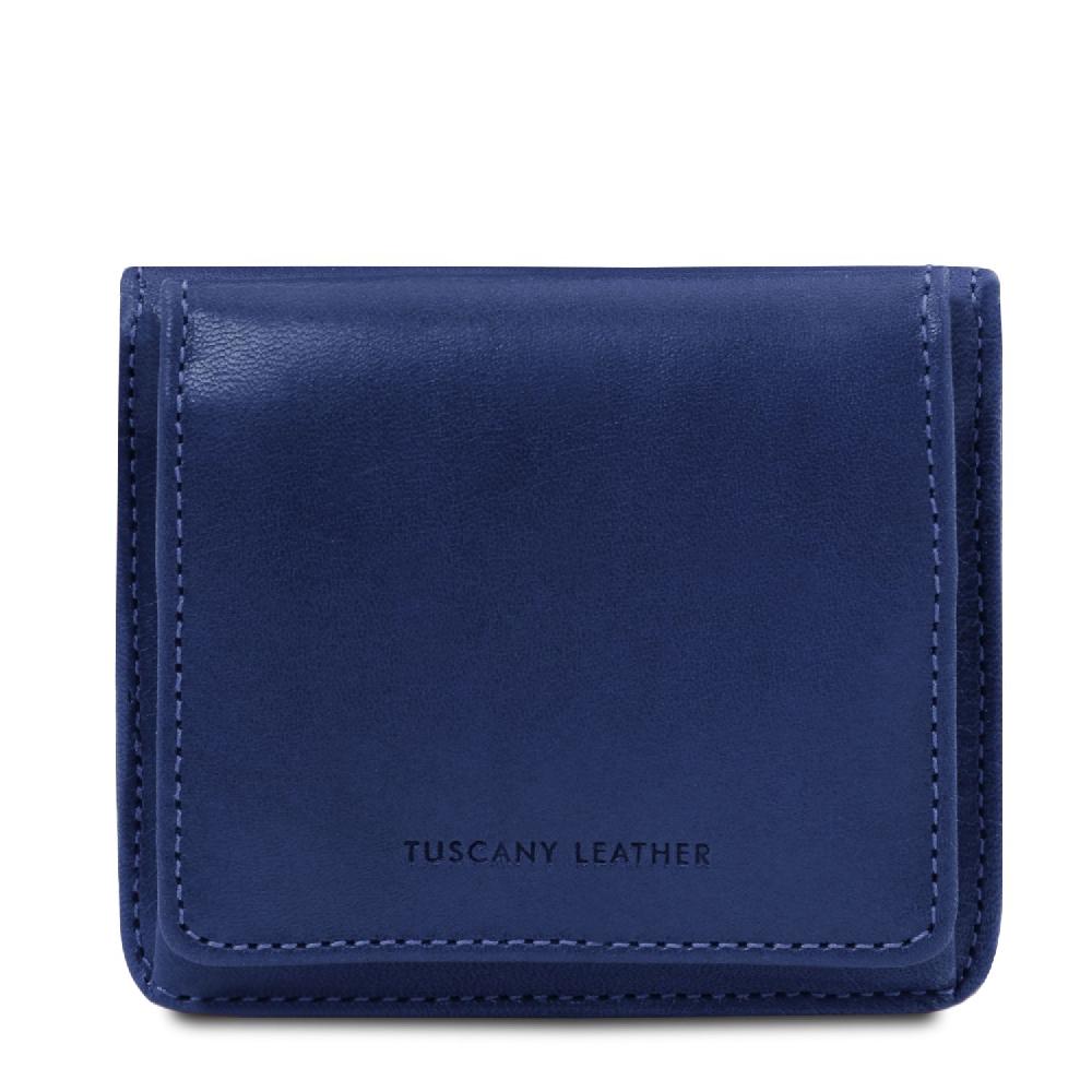 Tuscany Leather Esclusivo Portafogli in Pelle con Portamonete Saldi