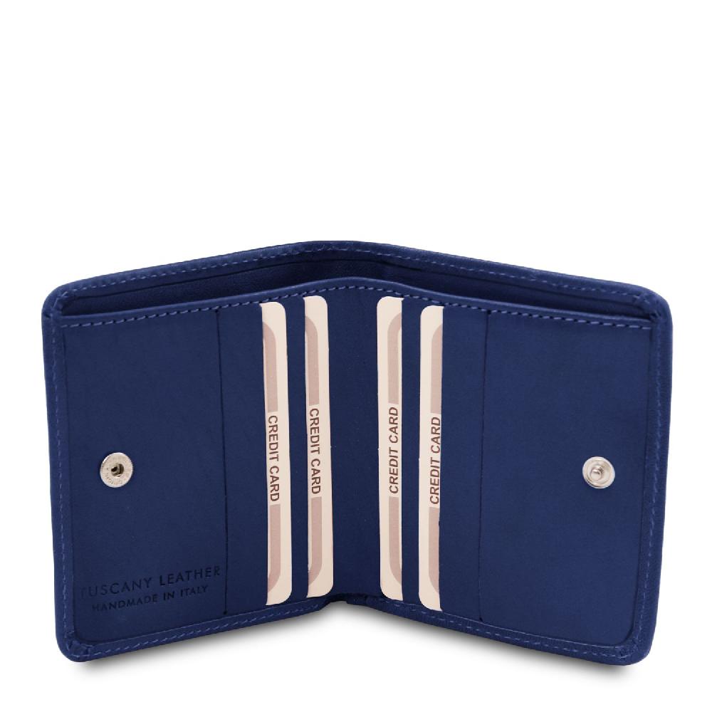 Tuscany Leather Esclusivo Portafogli in Pelle con Portamonete Saldi
