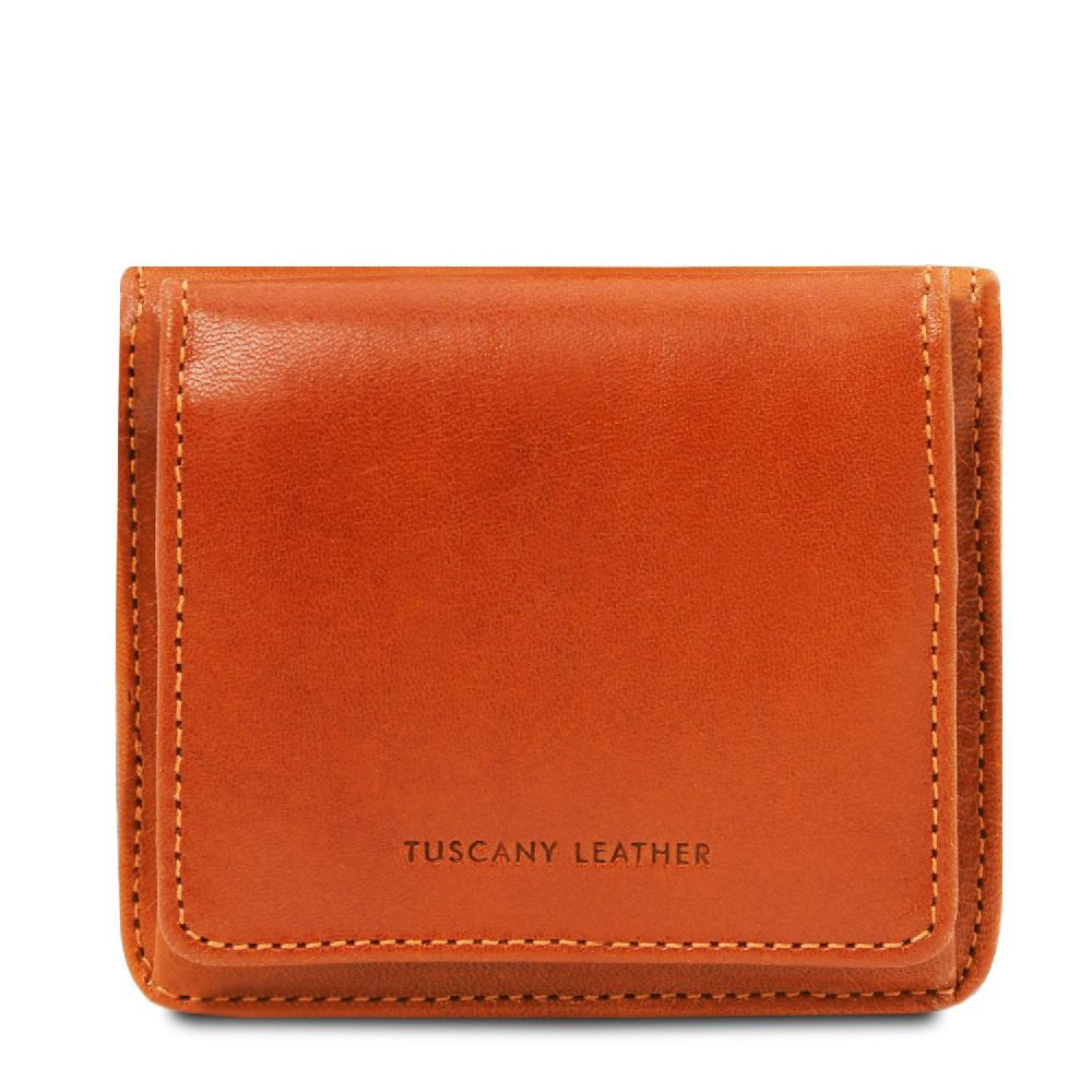 Tuscany Leather Esclusivo Portafogli in Pelle con Portamonete Vendita Calda