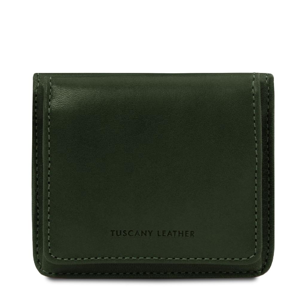 Tuscany Leather Esclusivo Portafogli in Pelle con Portamonete Saldi Di Fabbrica