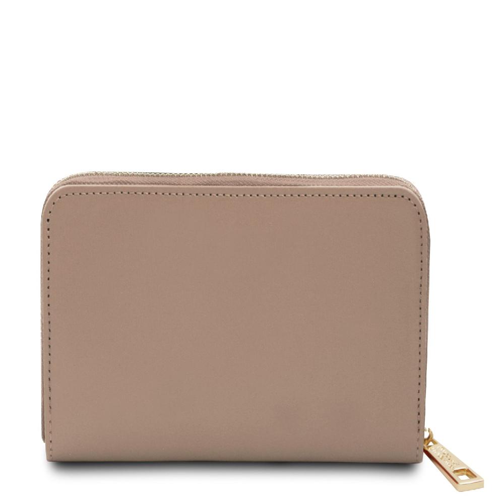 Tuscany Leather Esclusivo Portafogli in Pelle zip Around In Saldo