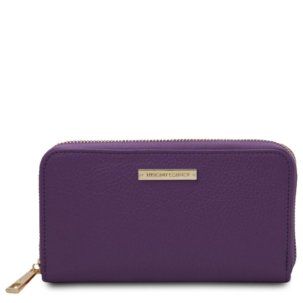 Tuscany Leather Esclusivo Portafogli in Pelle zip Around Vendita