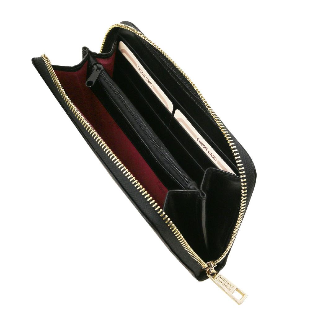 Tuscany Leather Esclusivo Portafogli in Pelle zip Around Promozione